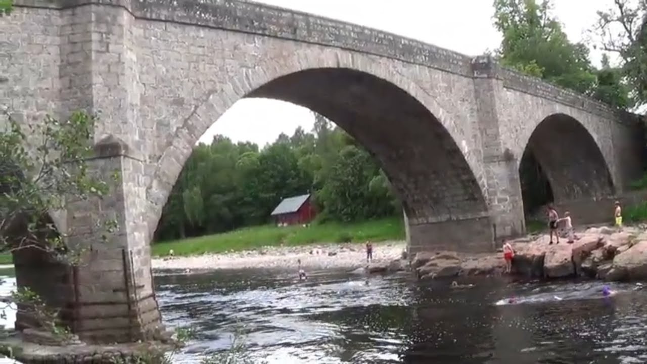 Potarch Bridge- Boats and Swimming