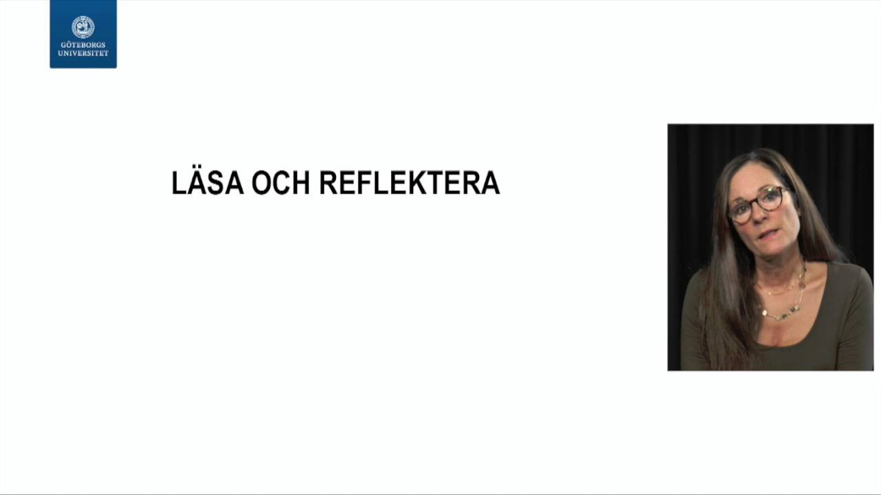 Konsten att reflektera