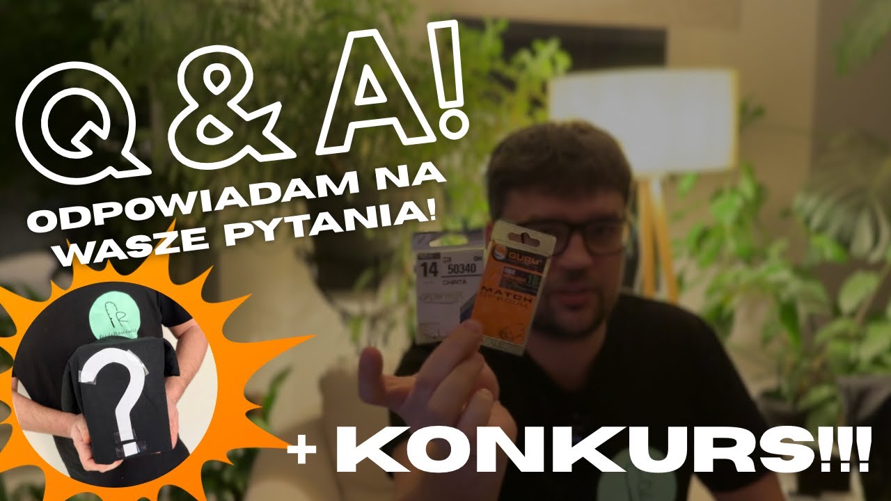 Q&A - odpowiadam na Wasze pytania o feeder klasyczny i wędkarstwo! + KONKURS!!!