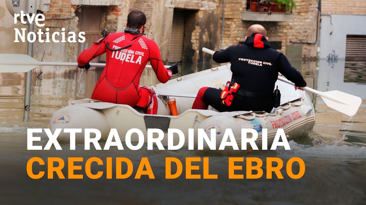 La RIADA centra su paso en ZARAGOZA mientras otras localidades se RECUPERAN I RTVE