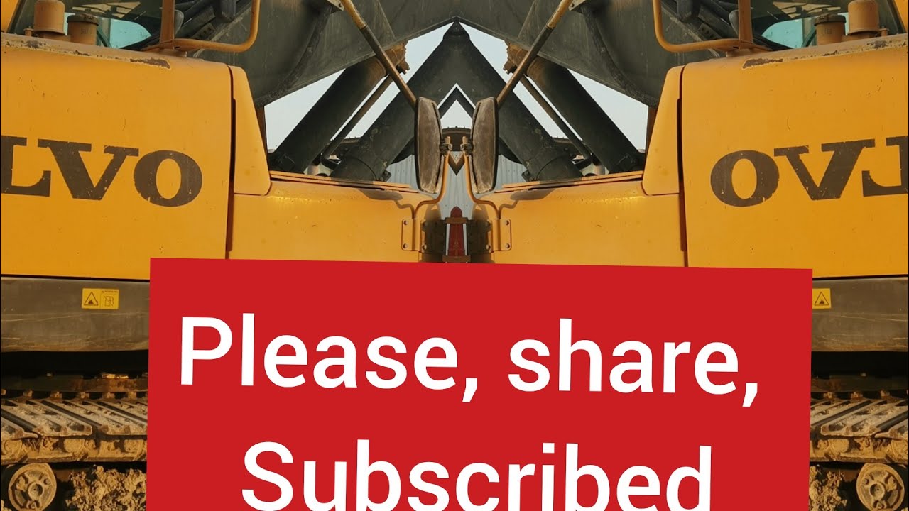 Excavator Volvo Oil change part 1