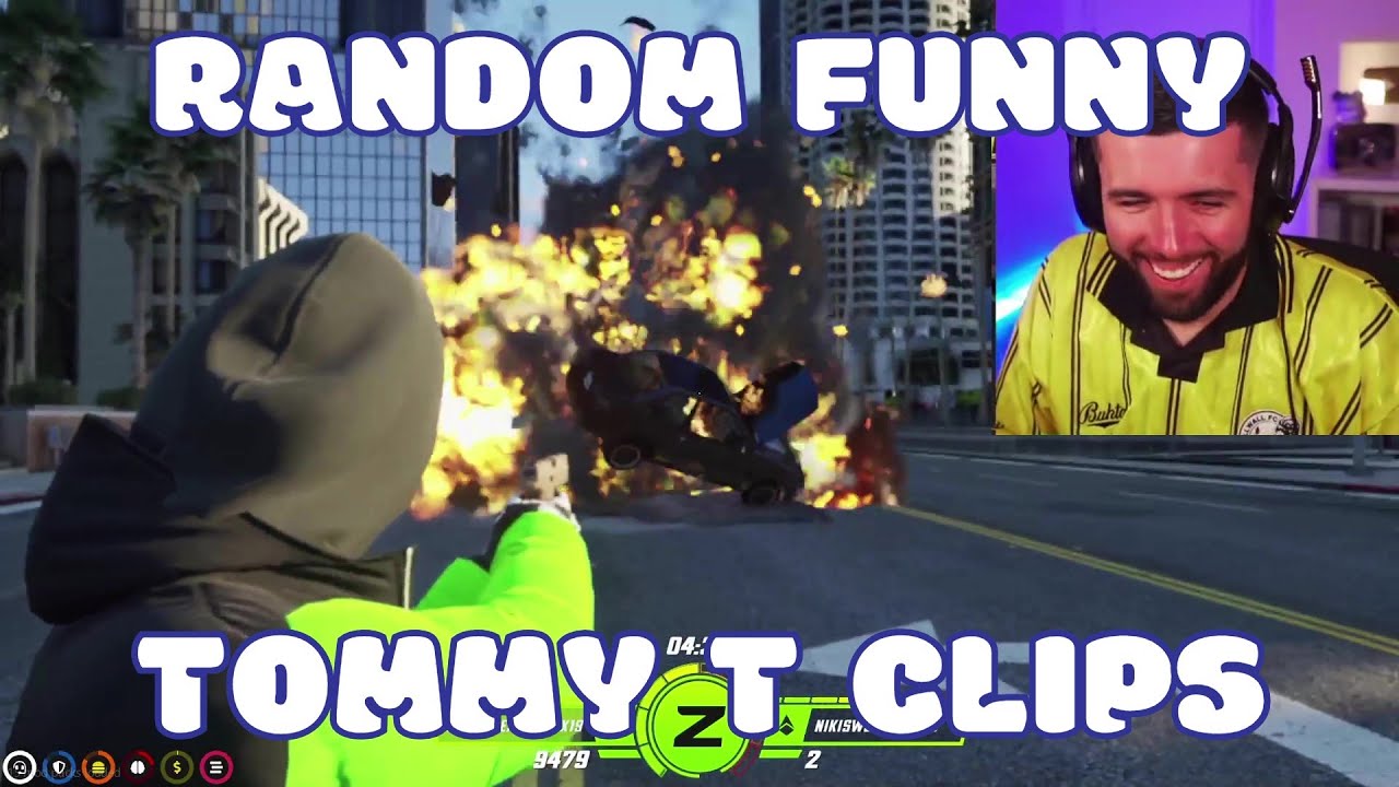 Random funny Tommy T clips part 14 - NoPixel