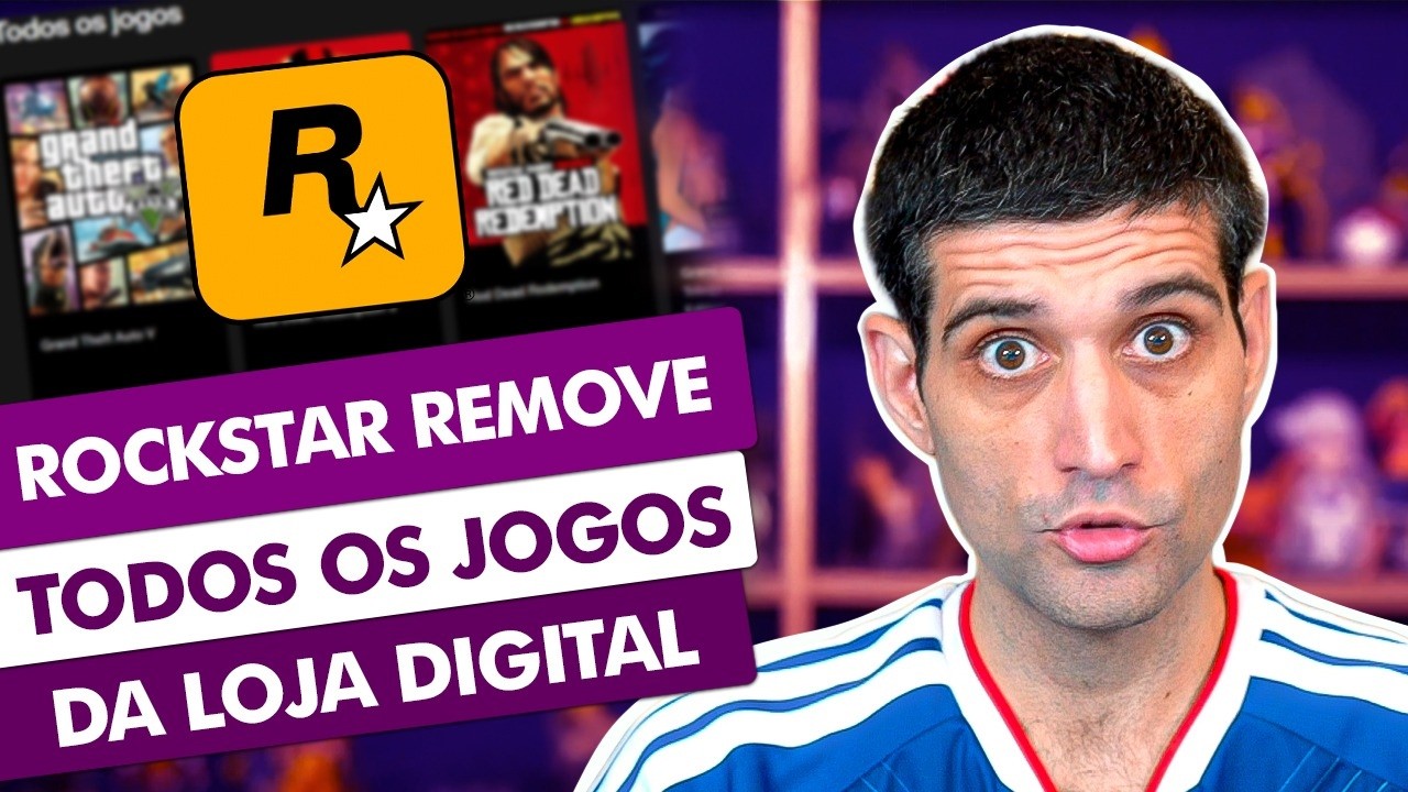 ⚠️ Rockstar remove GTA e TODOS os seus jogos de sua loja digital