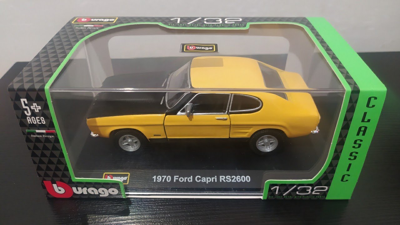 Bburago | 1970 Ford Capri RS2600 | 1/32 Scale | Unboxing