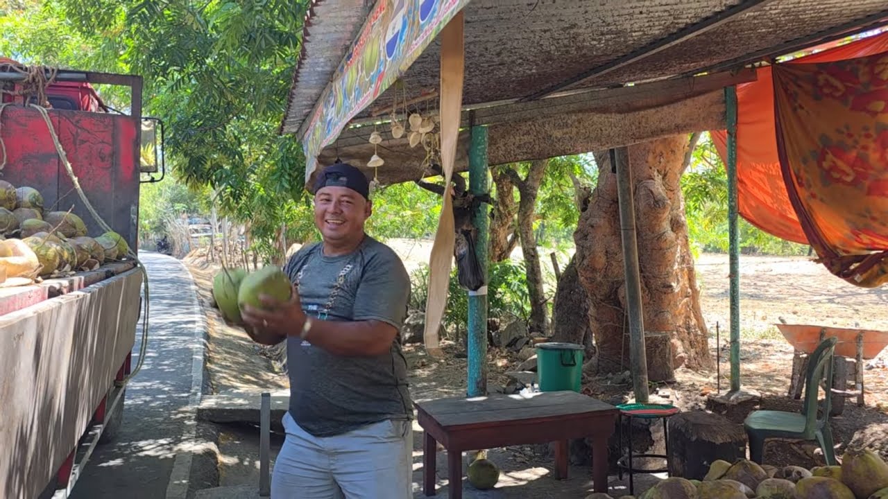  Si hay cocos niños 🥥🌴🤤/El Coquero Salvadoreño 