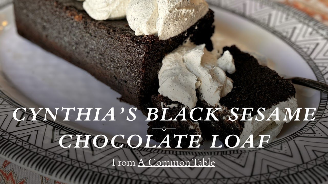Black Sesame Chocolate Loaf: A divine dessert from Cynthia McTernan's  