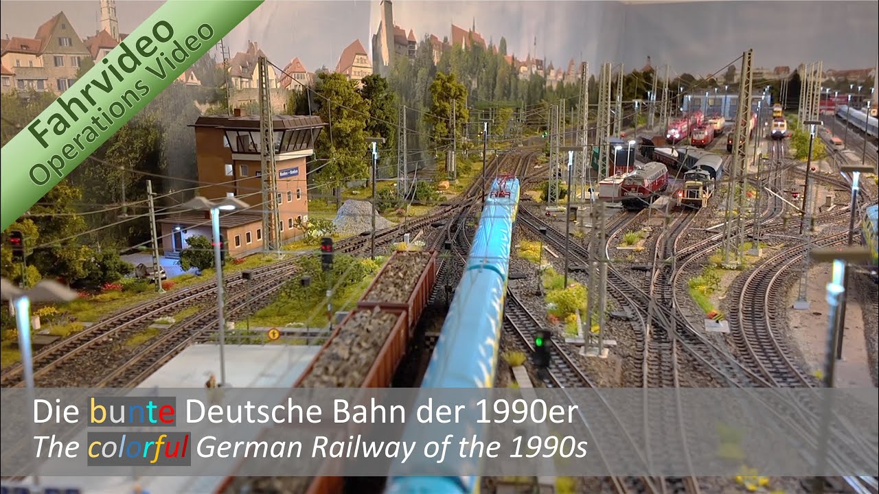 Die bunte Deutsche Bahn der 1990er