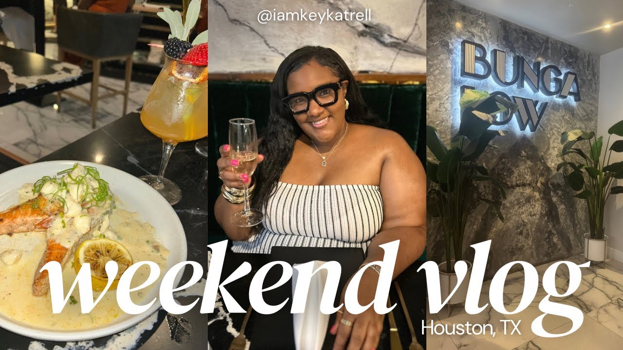 VLOGGY VLOG | STAYCATION W| FRIENDS + AQUARIUM + NEW RESTAURANTS +  MOVIE NIGHT + MORE | HOUSTON, TX