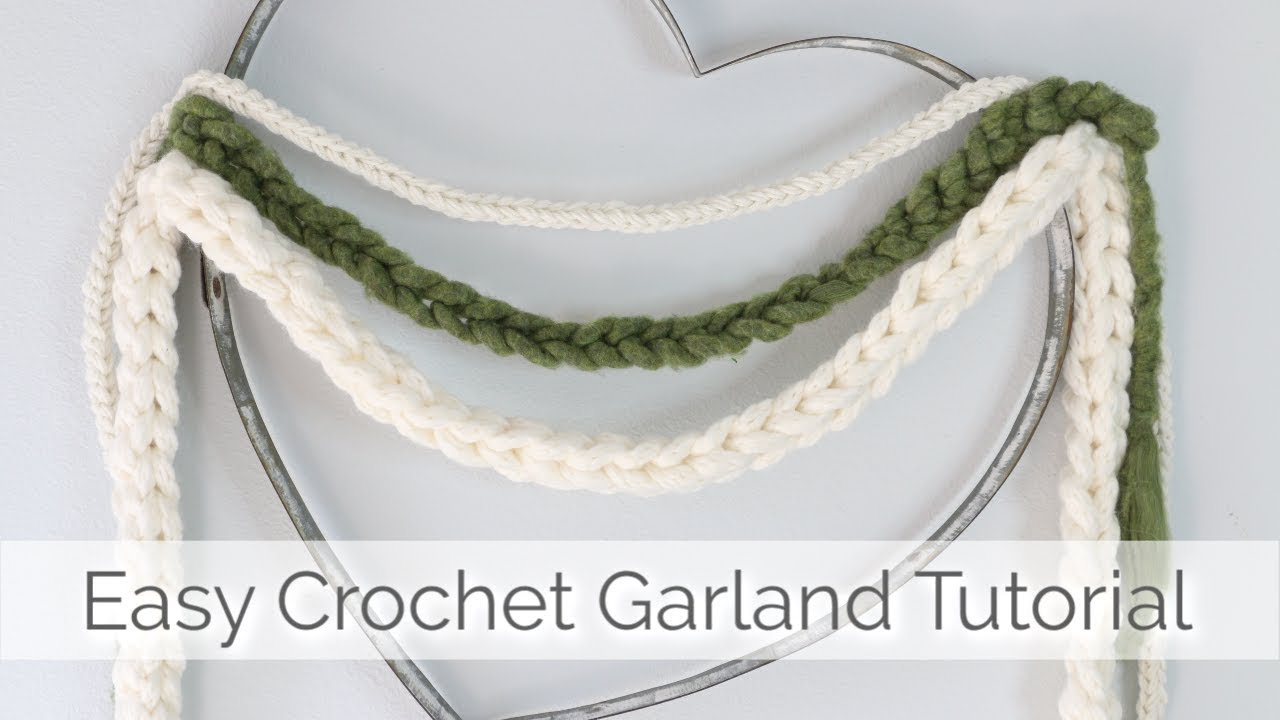 Easy Crochet Garland Tutorial