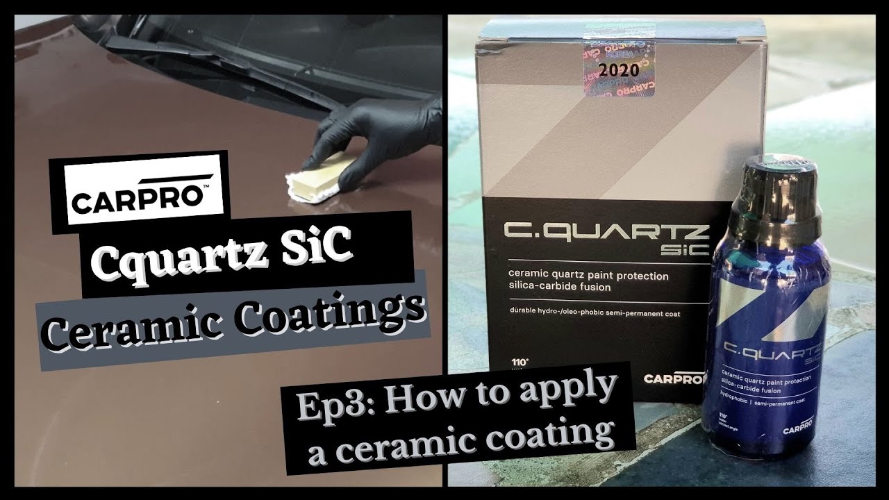 NEW! How to apply Carpro SiC - Episode 3 Ceramic coating series (Specs ,Prep, Application, Review)