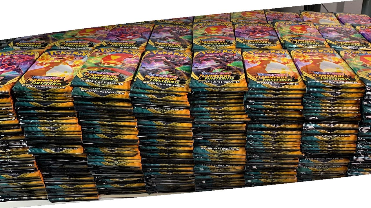 1000 FLAMMENDE FINSTERNIS BOOSTER OPENING! Mehr als 3500€ in POKEMONKARTEN Unboxing