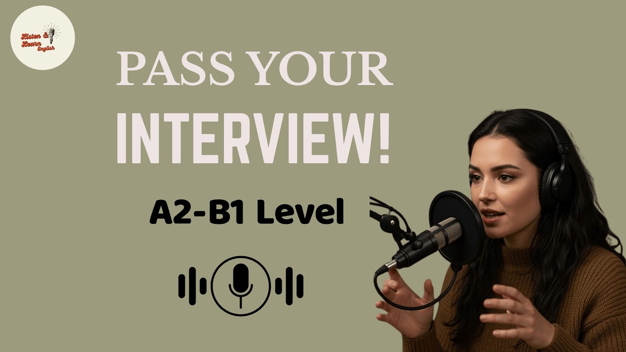 How to Pass a Job Interview in English (A2 - B1 Level)