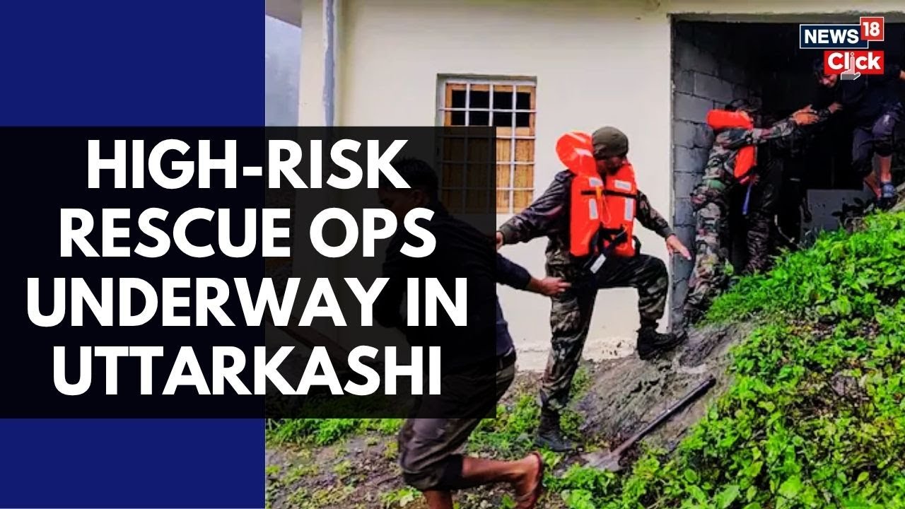 Uttarkashi Cloudburst: 60 Feared Trapped | Army&rsquo;s High-Risk Flood Rescue Ops Caught on Cam | N18G