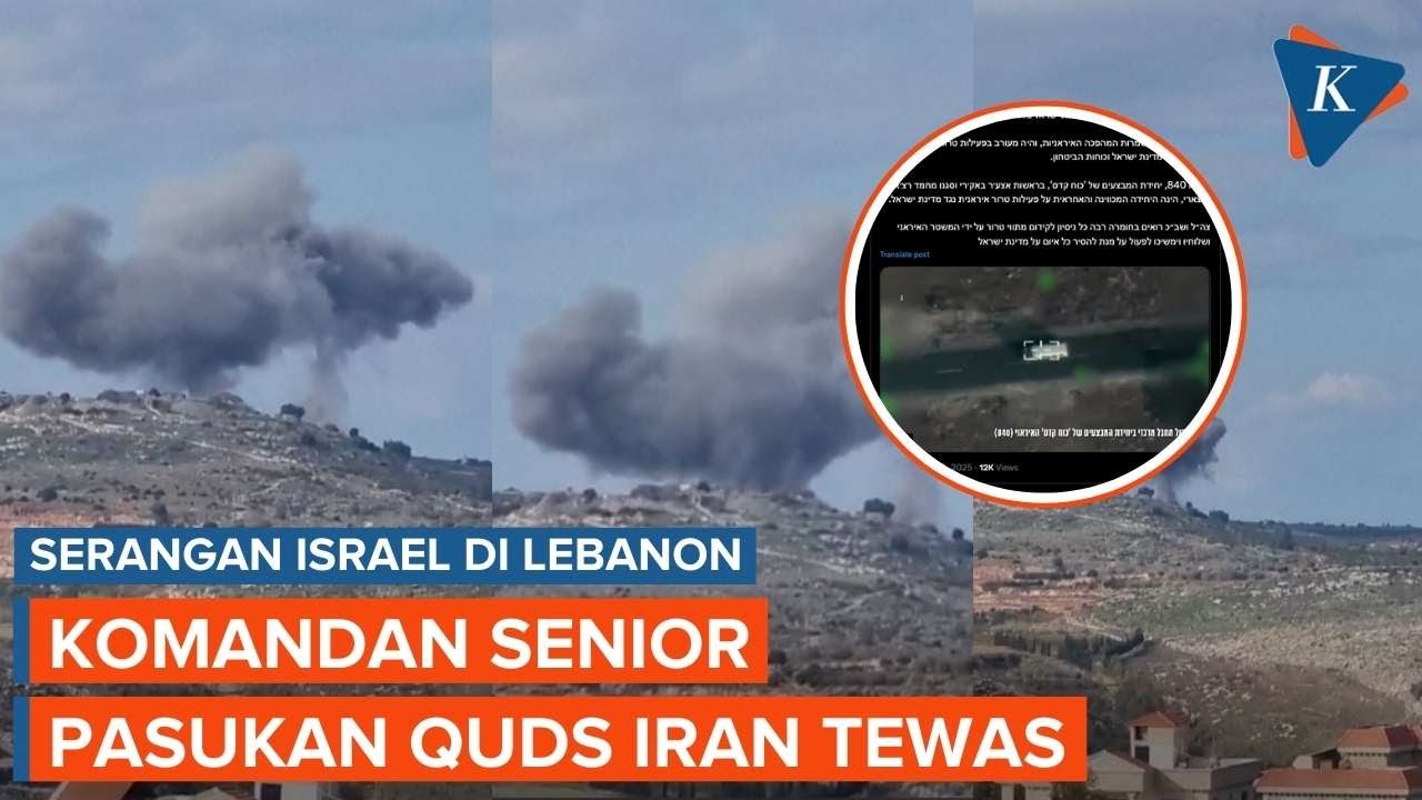 Serangan Drone Israel di Lebanon Tewaskan Komandan Pasukan Quds Iran