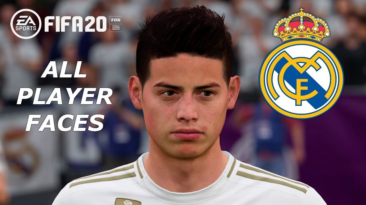 REAL MADRID ALL PLAYER FACES FIFA 20