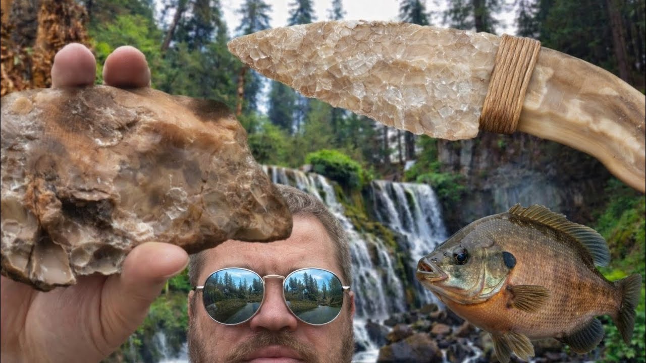 Ultimate New York Mountains flint Knapping camping Adventure 