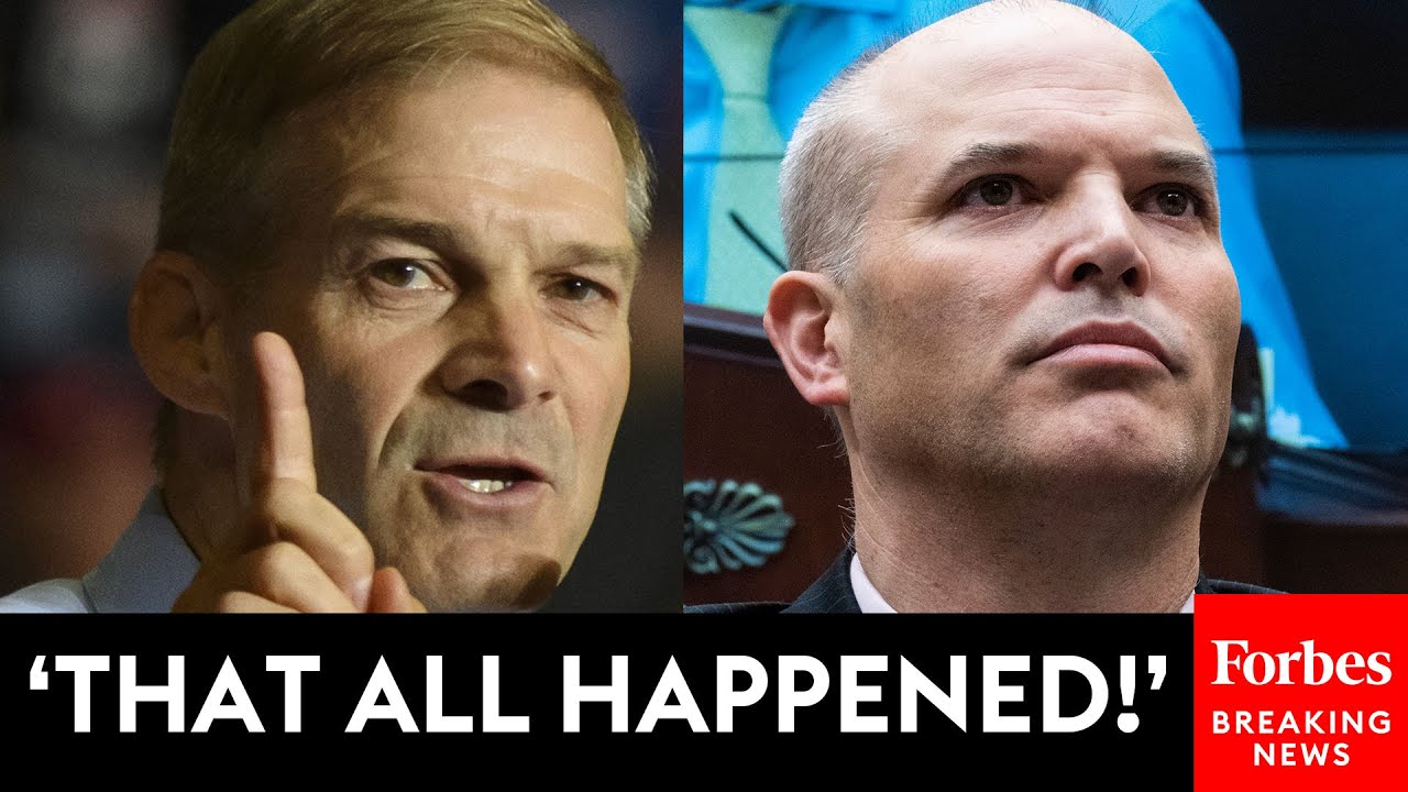 JUST IN: Jim Jordan Reacts To IRS Agents Visiting Matt Taibbi's Home During Congressional Hearing