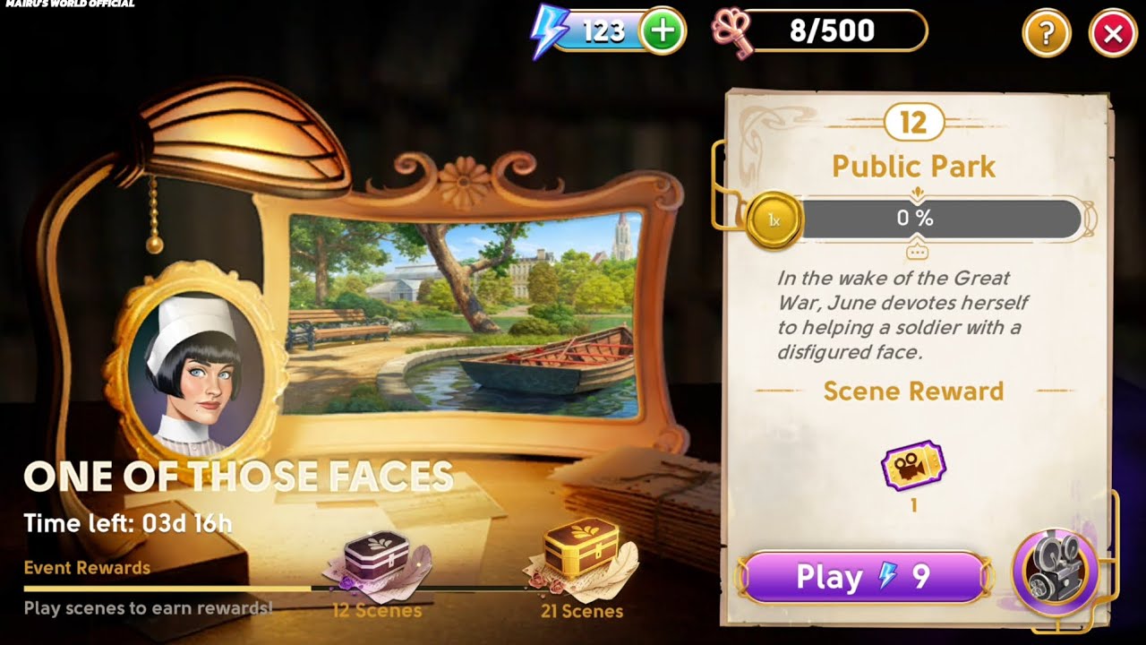 June's Journey Secrets 32 Scene 12 Public Park Word Mode [4K UHD 60FPS]