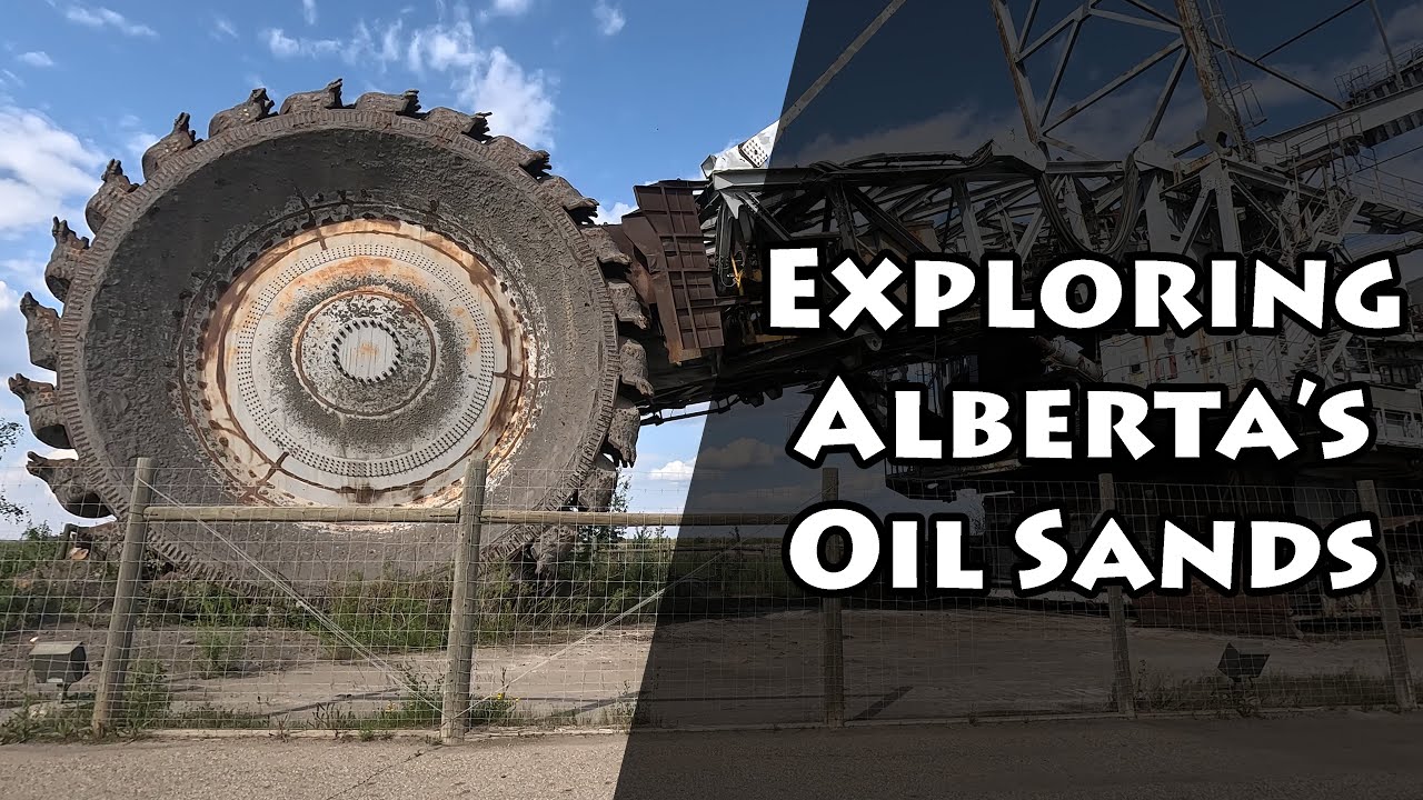 📍 Exploring Alberta's Oil Sands | Giant Mining Machines & Reclamation Efforts 🛢️🏗️