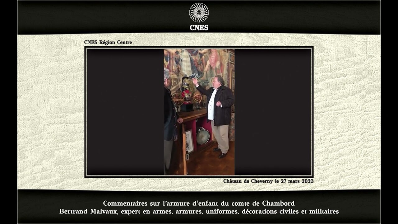 L'armure d'enfant du comte de Chambord pr&eacute;sent&eacute; par Bertrand Malvaux
