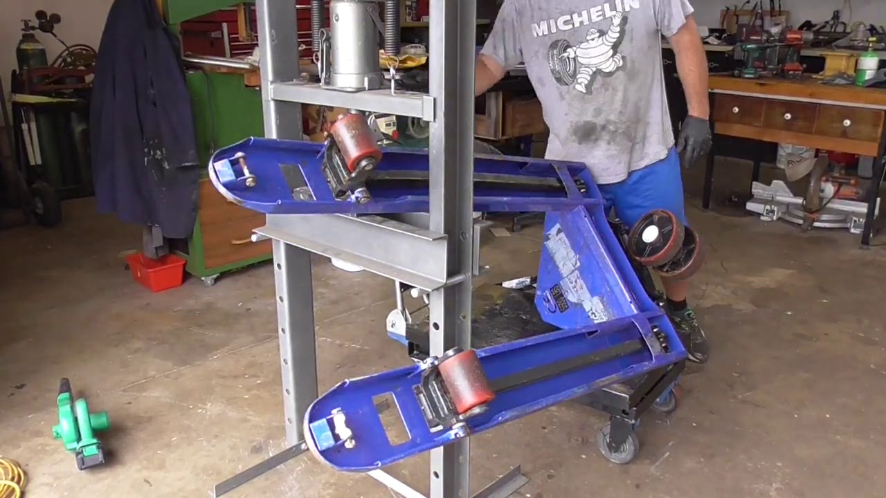 Repairing A Bent Pallet Jack
