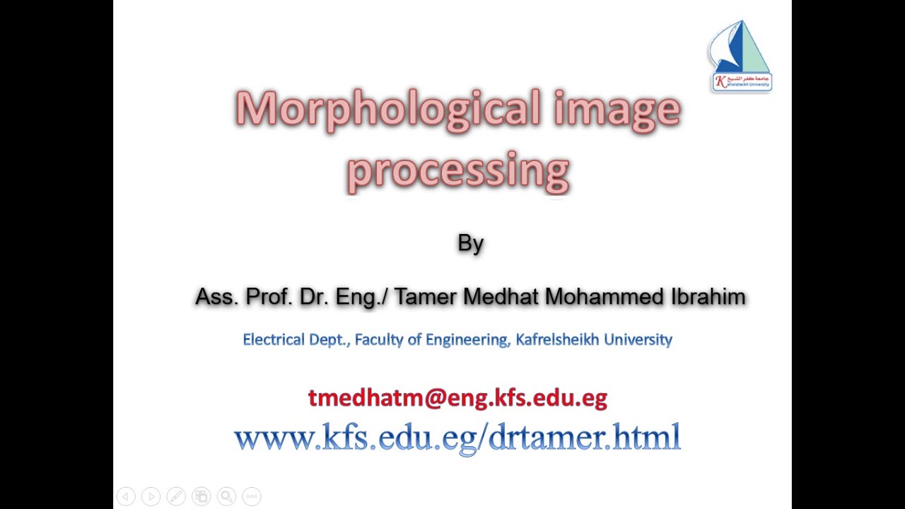 Morphological image processing