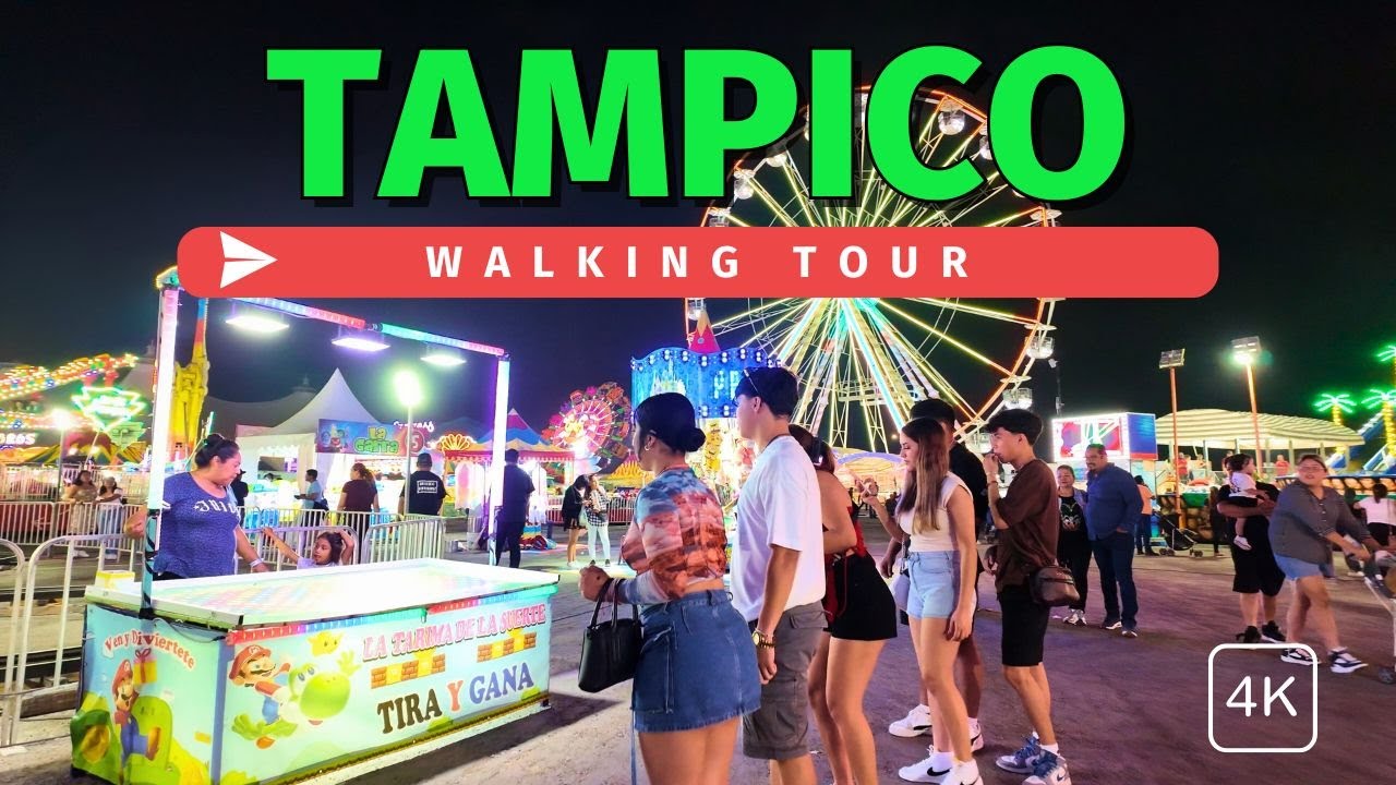 Spring Break in Mexico 🌞 🇲🇽 | Walking Tampico & Madero During Semana Santa in 4K60fps w/ Captions