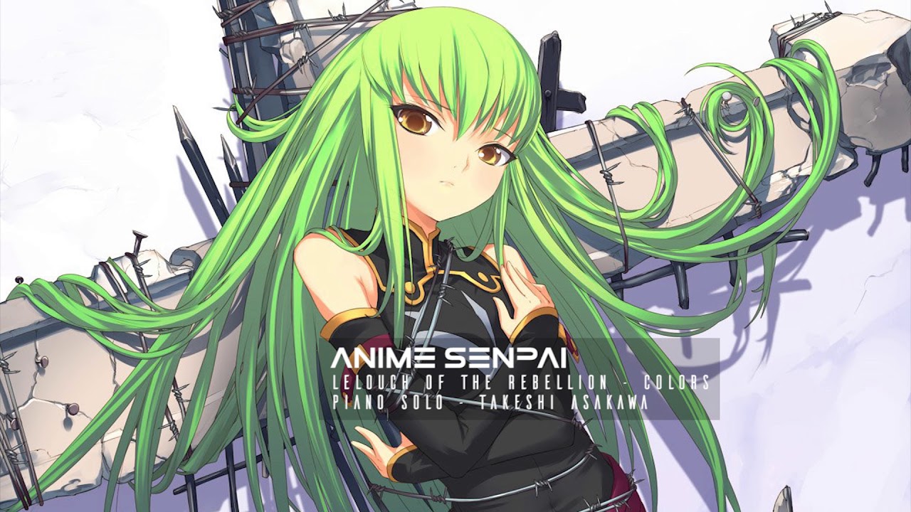 CODE GEASS Lelouch of the Rebellion || Colors - Piano Solo - Takeshi Asakawa