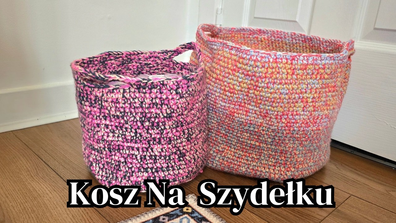 Najłatwiejszy kosz na szydełku
