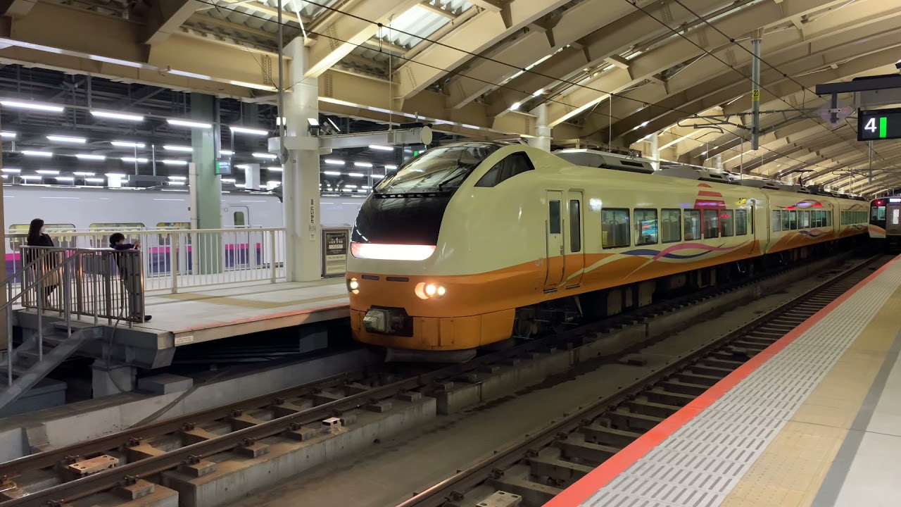 HD 13M E653系 U-103編成 特急いなほ13号 不協和音？音痴なミュージックホーン 新潟駅5番線発車 ※警笛有り(MH:ミュージックホーン)