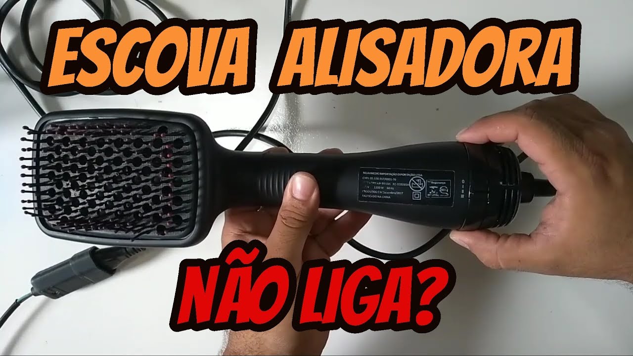 Como consertar escova alisadora | Problema Resolvido!