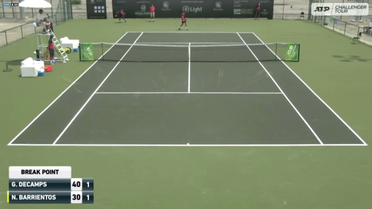 Gabriel Decamps (BRA) vs Nicolas Barrientos (COL), Rio De Janeiro challenger, 2 Round