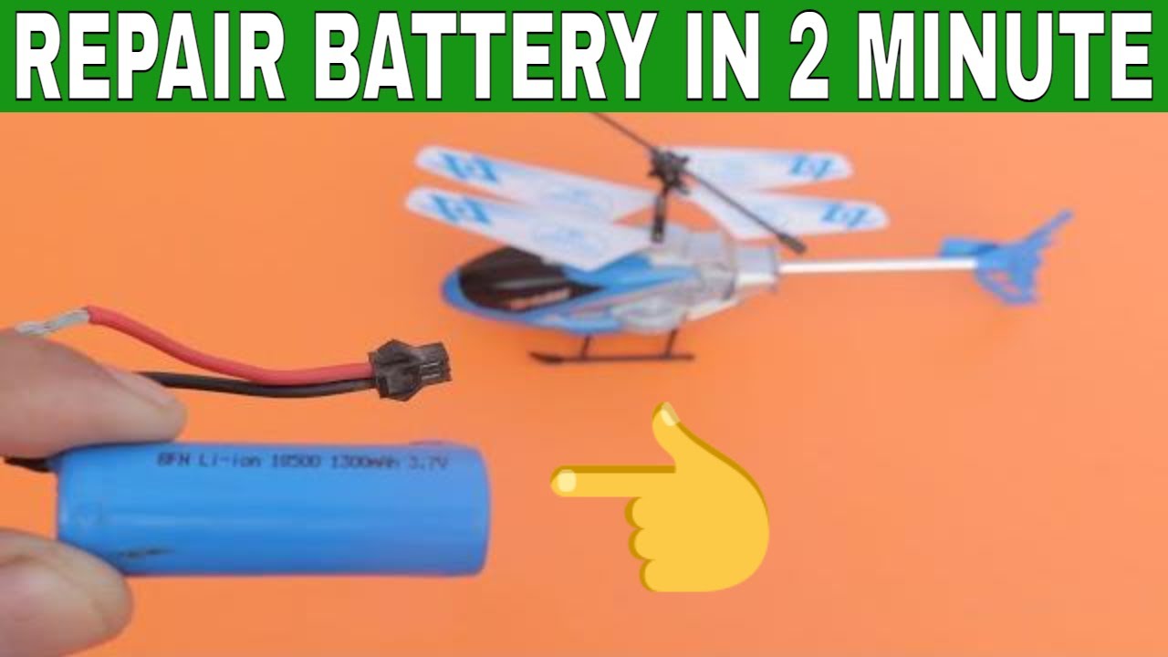 HOW TO REPAIR REMOTE CONTROL HELICOPTER BATTERY | HELICOPTER BATTERY REPAIR | HELICOPTER BATTERY