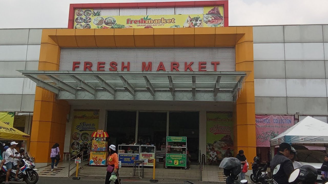 Suasana Pasar Fresh Market di galaxy Bekasi 102025