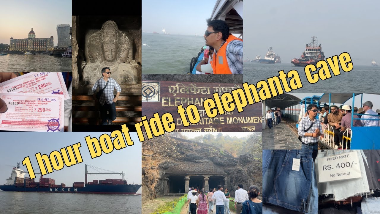 Jhapa to Mumbai day 4 Elephanta island & colaba causeway market | Mumbai ghumgham | anup shrestha