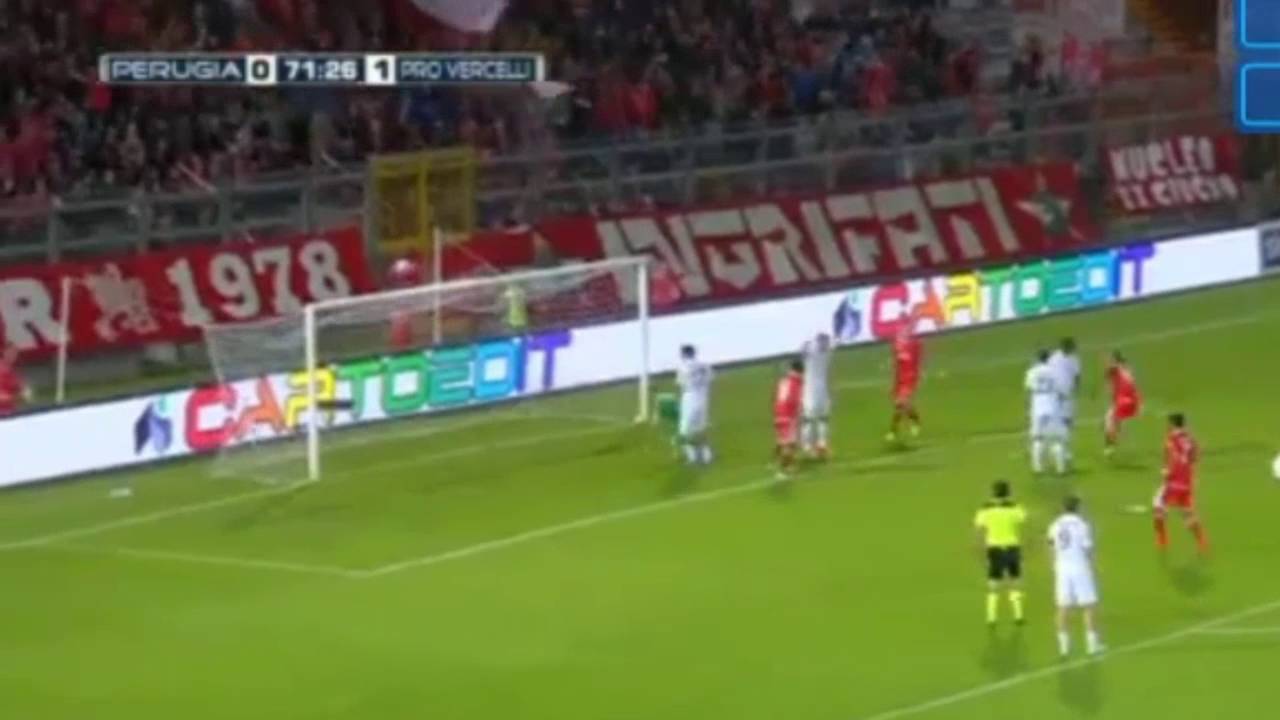 Perugia 1 - 2  Pro Vercelli tutti i gol 13.05.2016 All Goals
