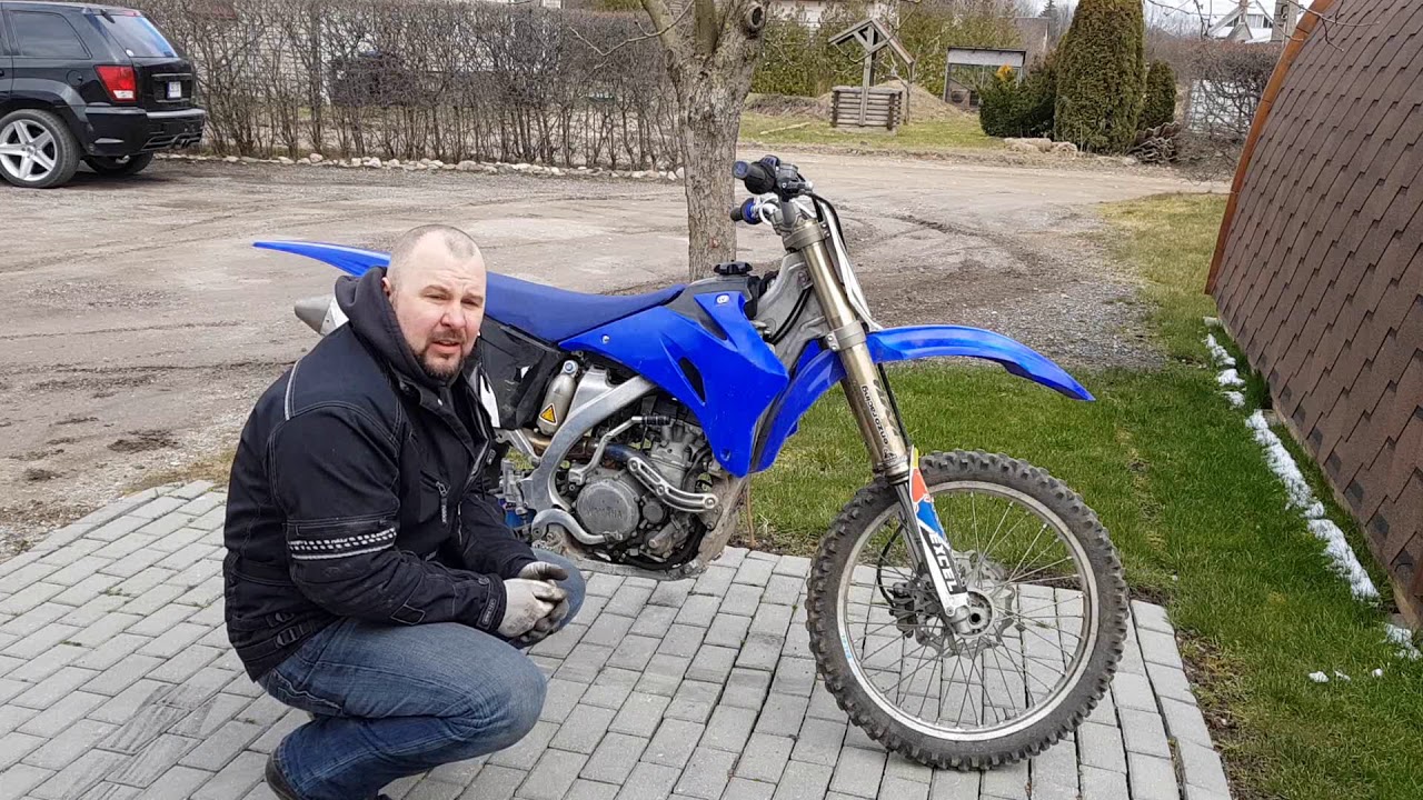 YAMAHA YZ250F apžvalga (MOTO GURIS)