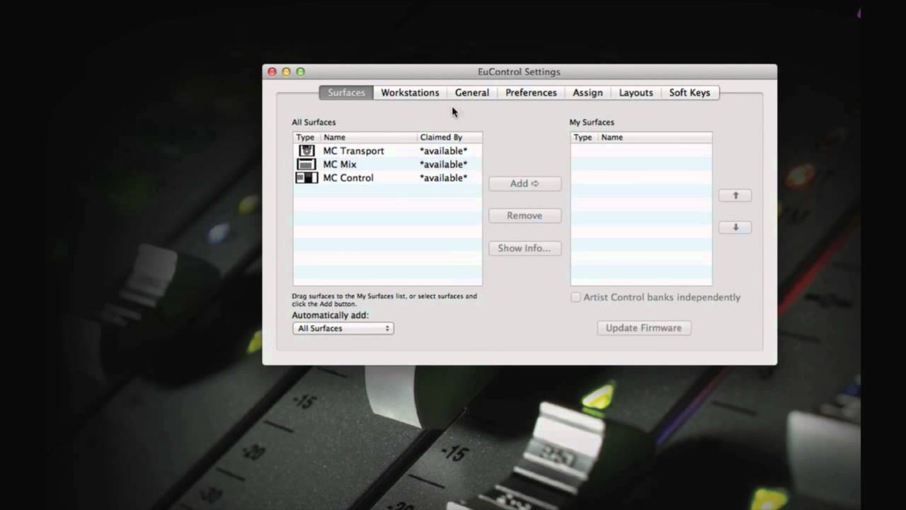 Configurando Eucon