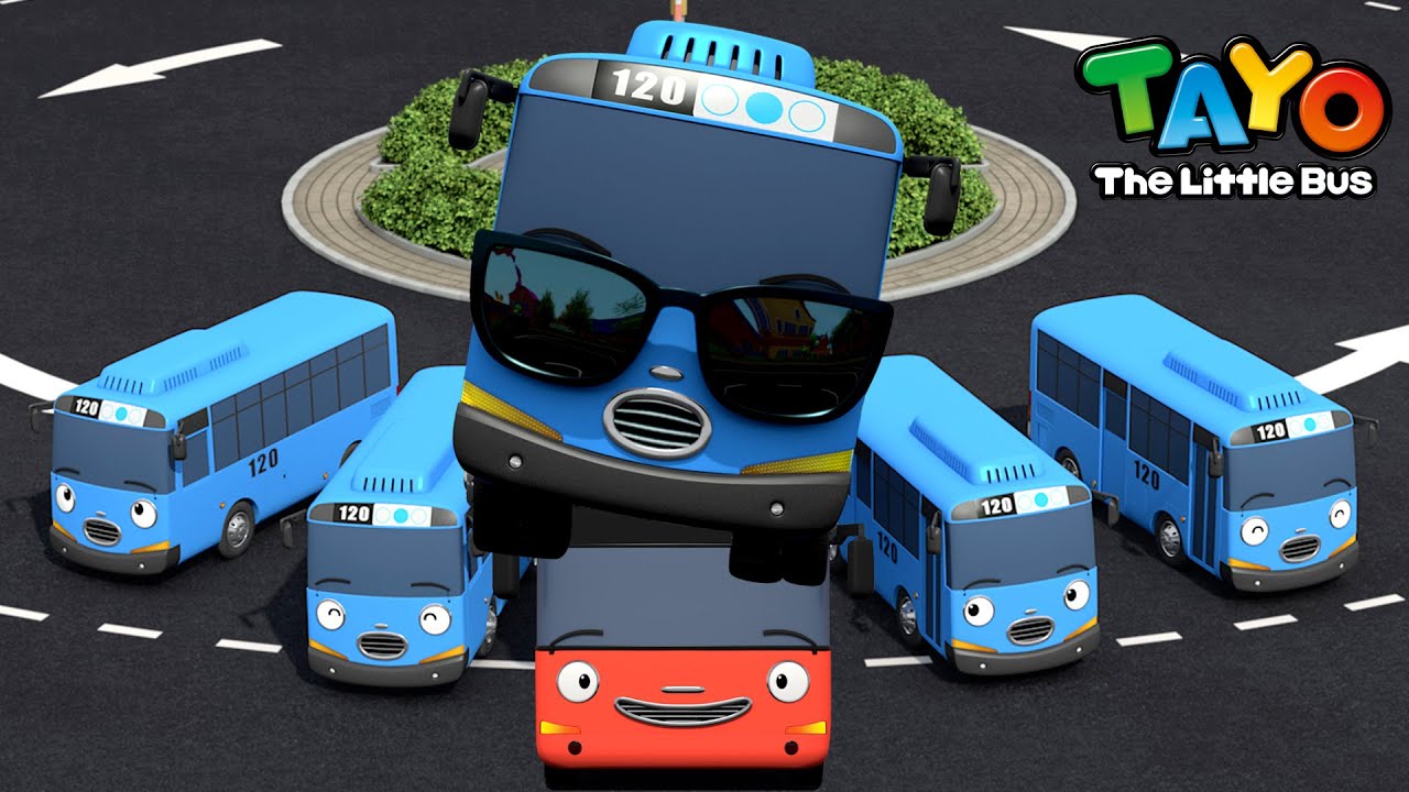 *BARU* Lima Bis Kecil l Tayo Indonesia Lagu Anak l Kendaraan berat yang kuat l Tayo Bus Kecil