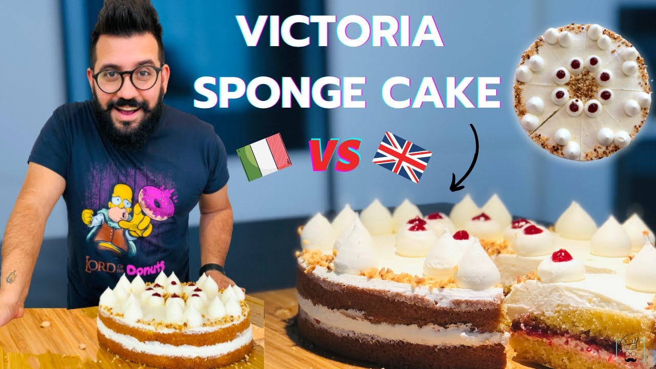 VICTORIA SPONGE CAKE | The QUEEN cake Made by an ITALIAN PASTRY CHEF