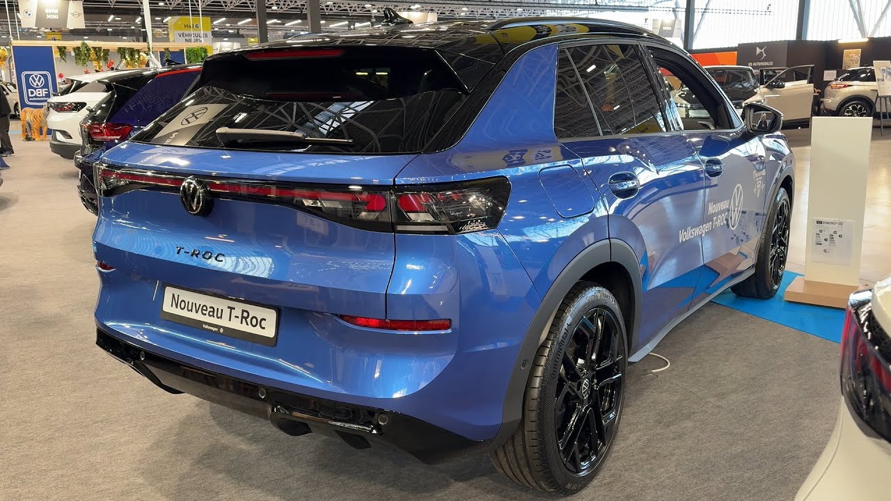 VOLKSWAGEN T-ROC 2026 - beautiful CELESTIAL BLUE color walkaround EXTERIOR & INTERIOR