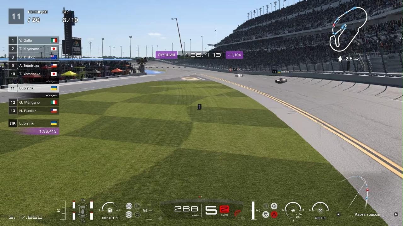 Daytona - дорожная Гонки прототипов, Гр. 1  Gran Turismo 7