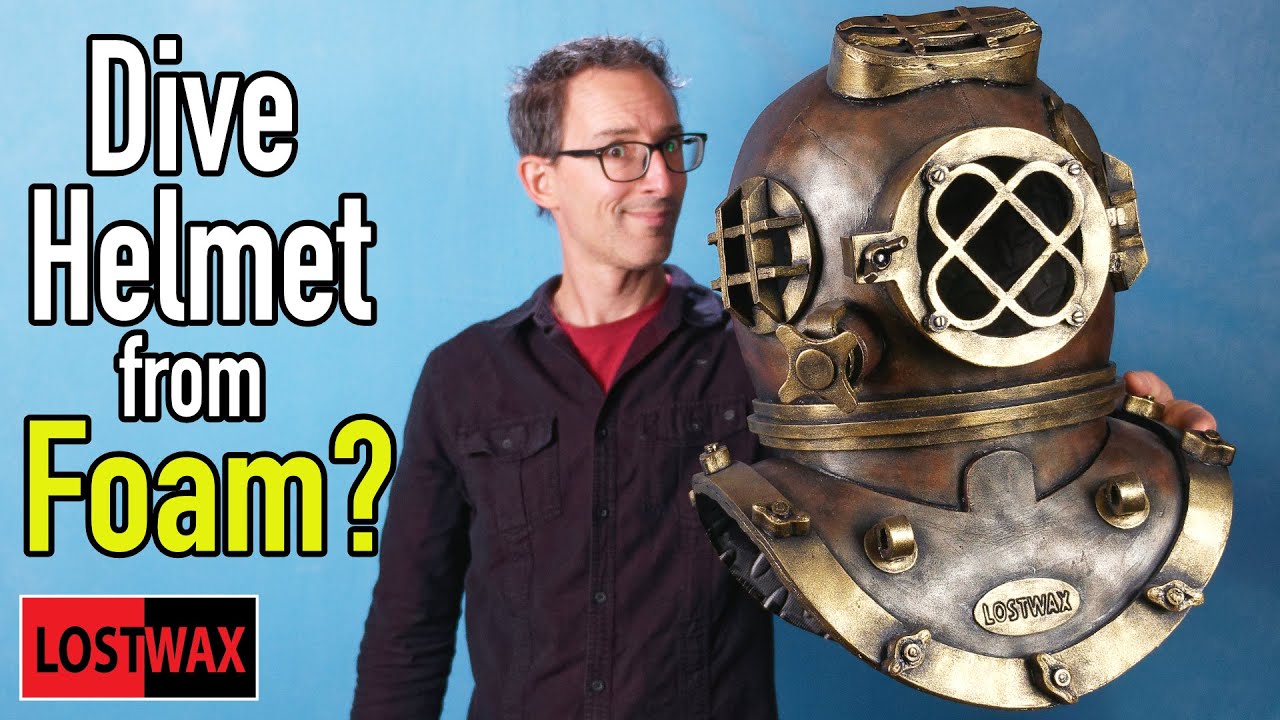How To Make A Foam Deep Sea Diver's Helmet. DIY Halloween Costume