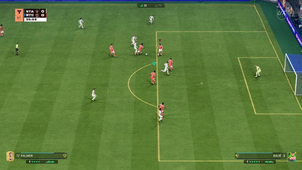 Mala suerte al final del partido golazo de Musiala