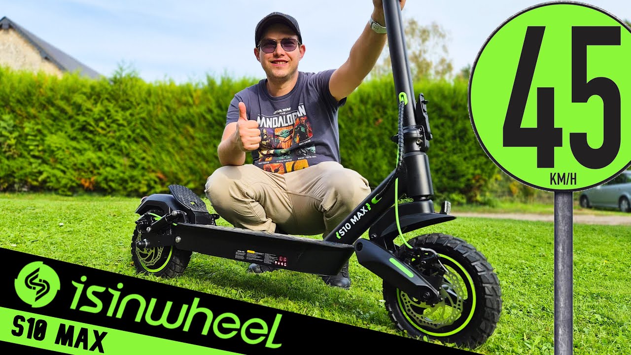 Isinwheel S10 Max : Une Trottinette Rapide à Moins de 500 € 😱 - Déballage et Test Complet !