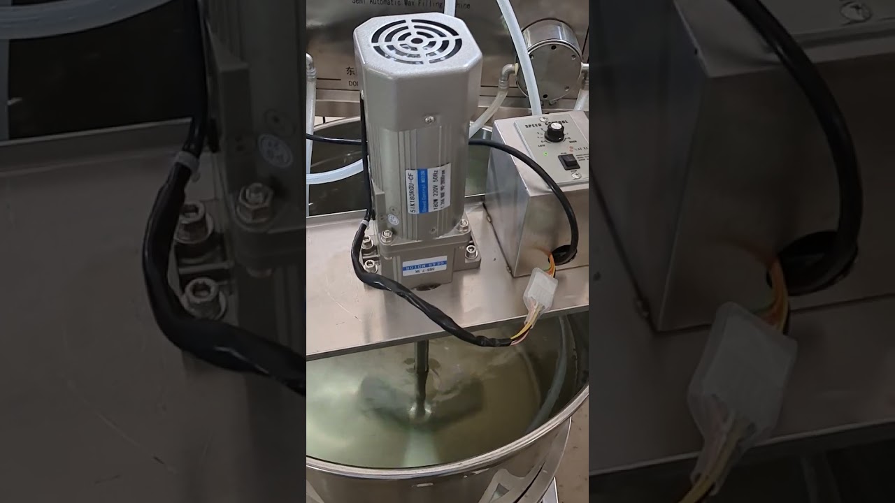 Candle making equipment melting and filling machine with mixer