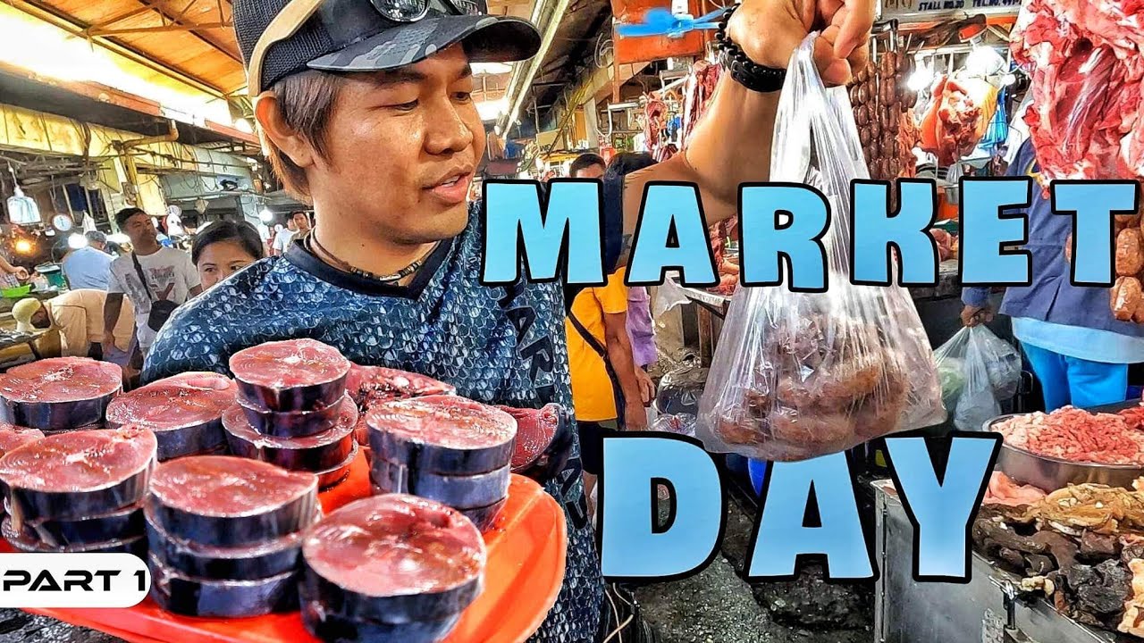 EP896-P1 - Market Day and Breakfast Mukbang