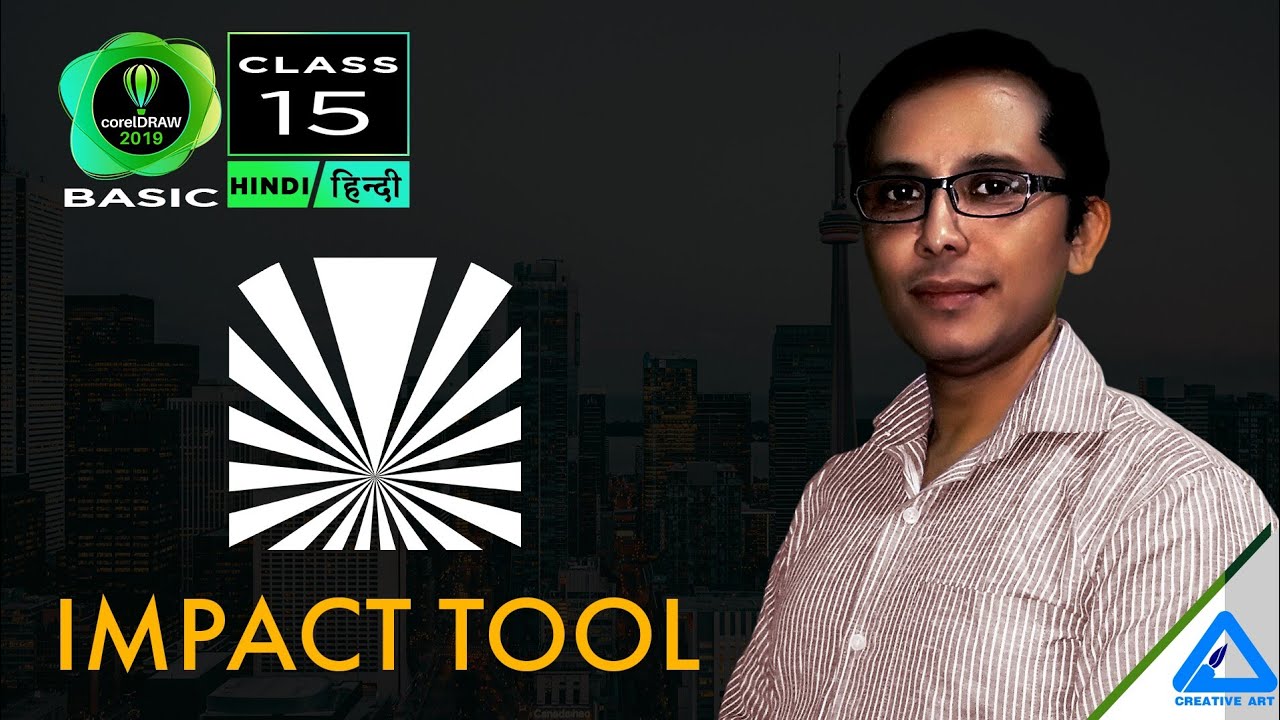 Coreldraw Basic Hindi | Impact Tool in Hindi / हिन्दी मे
