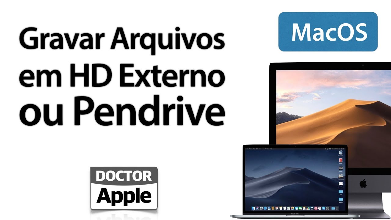 Curso Apple Mac - Gravar Arquivos em HD Externo ou Pendrive