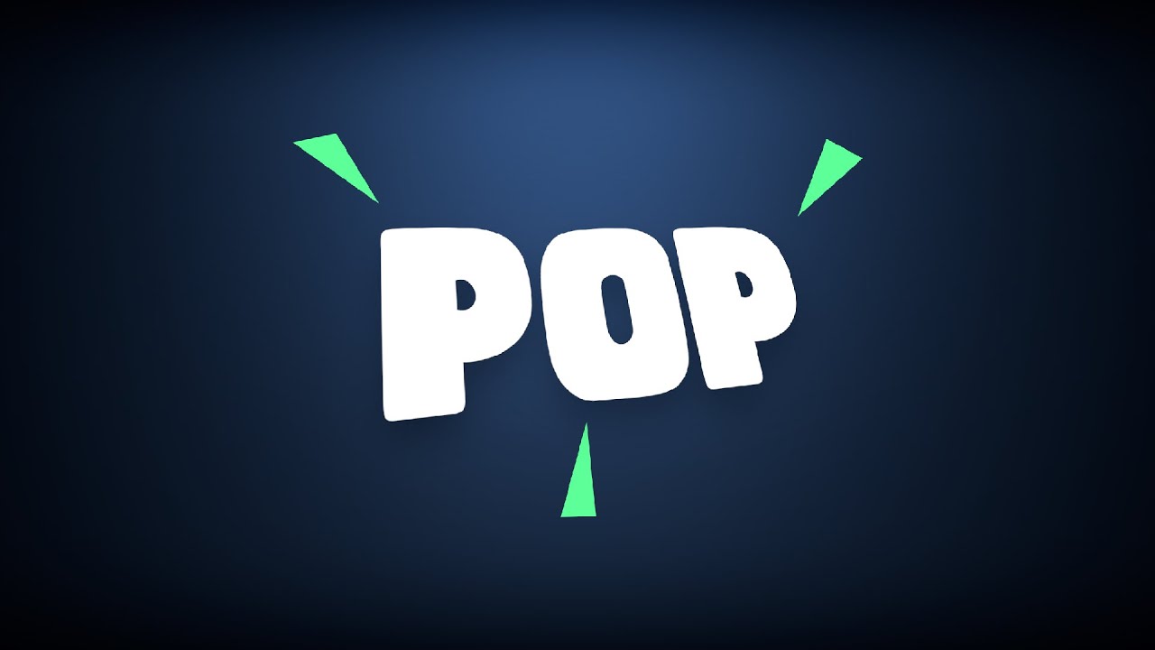 Simple Text Popping Animation Motion Graphic - Blender Tutorial